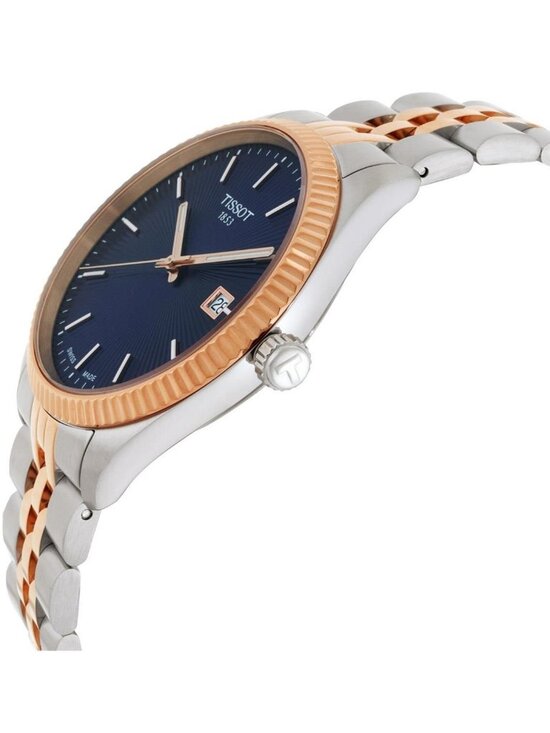 NWT Tissot Ballade Quartz Blue Dial Men\'s Watch